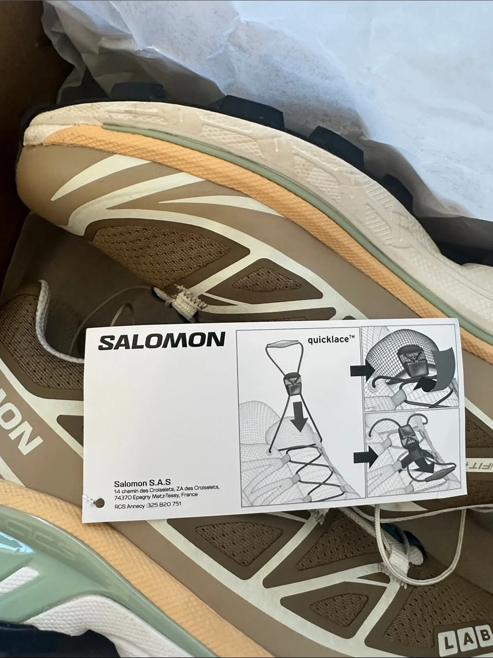 Salomon XT-6 Coyote Brown/Safari W 7.5 M 6.5 - Picture 10 of 10